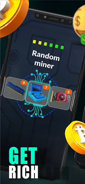 Merge Crypto Miner: Earn Money (Мердж Крипто Майнер)  [МОД Unlimited Money] Screenshot 2