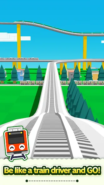 Train Go - Railway Simulator (Трэйн Го)  [МОД Бесконечные деньги] Screenshot 2