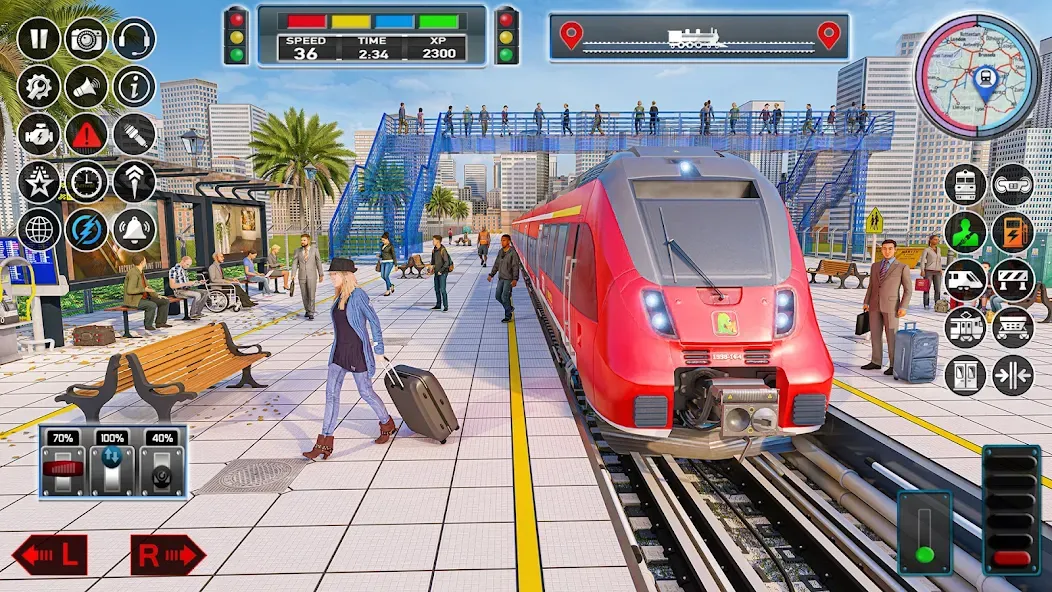 City Train Game 3d Train games  [МОД Много денег] Screenshot 5