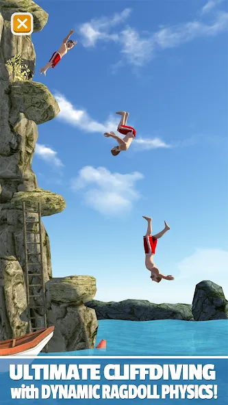 Flip Diving (Флип дайвинг)  [МОД Меню] Screenshot 1