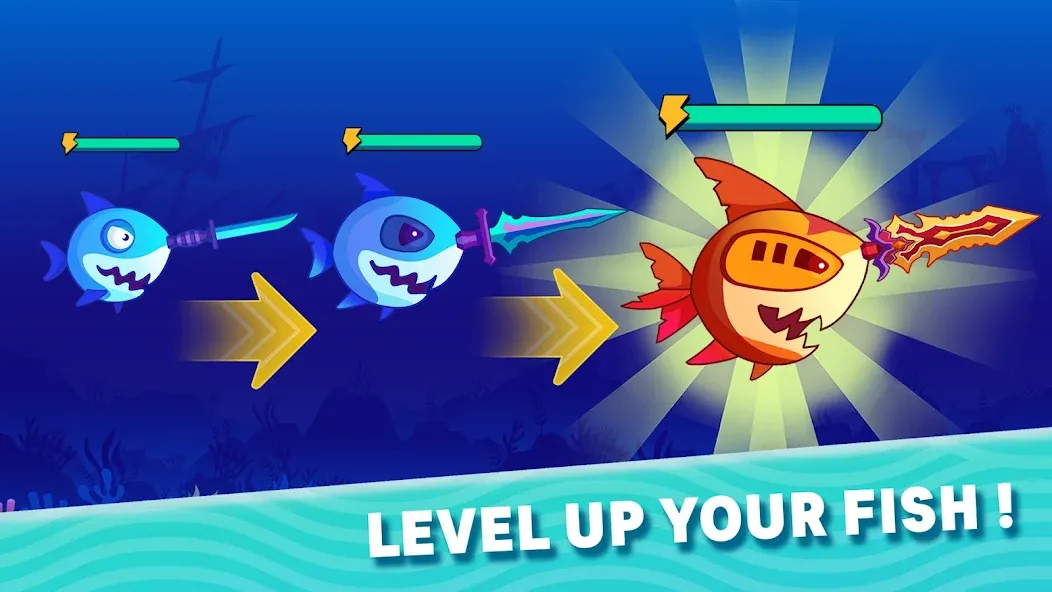 Sword Shark.io - Hungry Shark  [МОД Unlimited Money] Screenshot 3