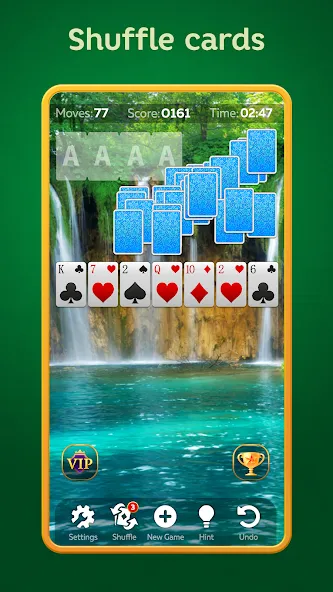 Solitaire Play - Card Klondike (Солитер Плей)  [МОД Бесконечные деньги] Screenshot 2