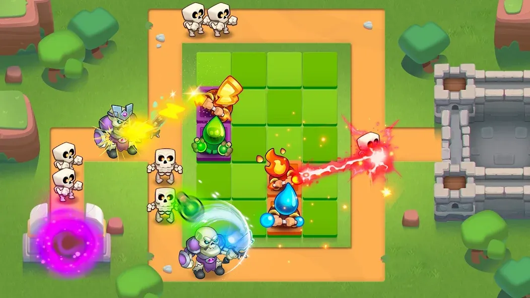 Rush Royale: Tower Defense TD (Раш Рояль)  [МОД Mega Pack] Screenshot 1