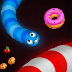 Скачать взлом Snake vs Worms: Fun .io Zone  [МОД Все открыто] - последняя версия apk на Андроид