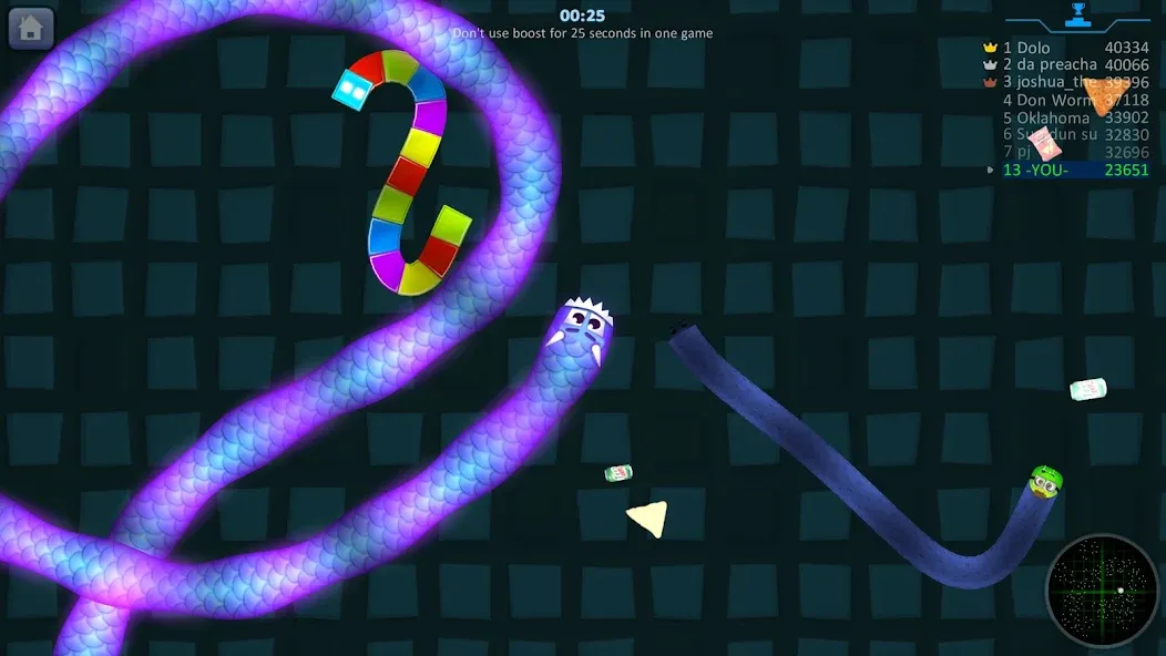 Snake Hunt: Worm io Games Zone  [МОД Unlocked] Screenshot 1