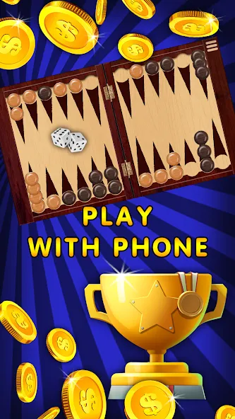 Backgammon Nard offline online  [МОД Бесконечные деньги] Screenshot 4