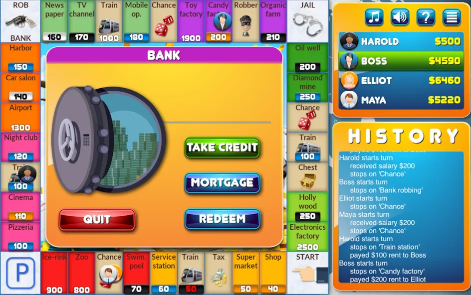 CrazyPoly - Business Dice Game (КрейзиПоли)  [МОД Меню] Screenshot 3