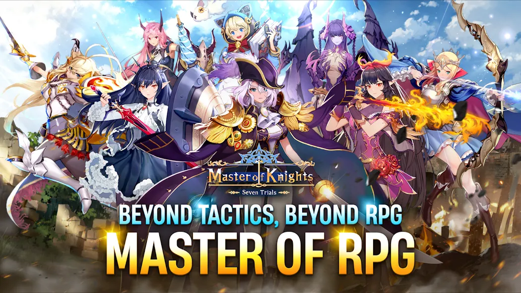 Master of Knights- Tactics RPG (Мастер оф Найтс)  [МОД Бесконечные деньги] Screenshot 3