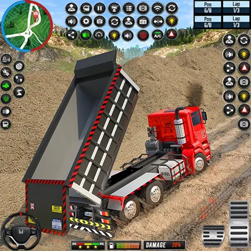 Cargo Truck Driving Truck Game (Ойл трек геймс симулятор 3D)  [МОД Unlimited Money] Screenshot 1