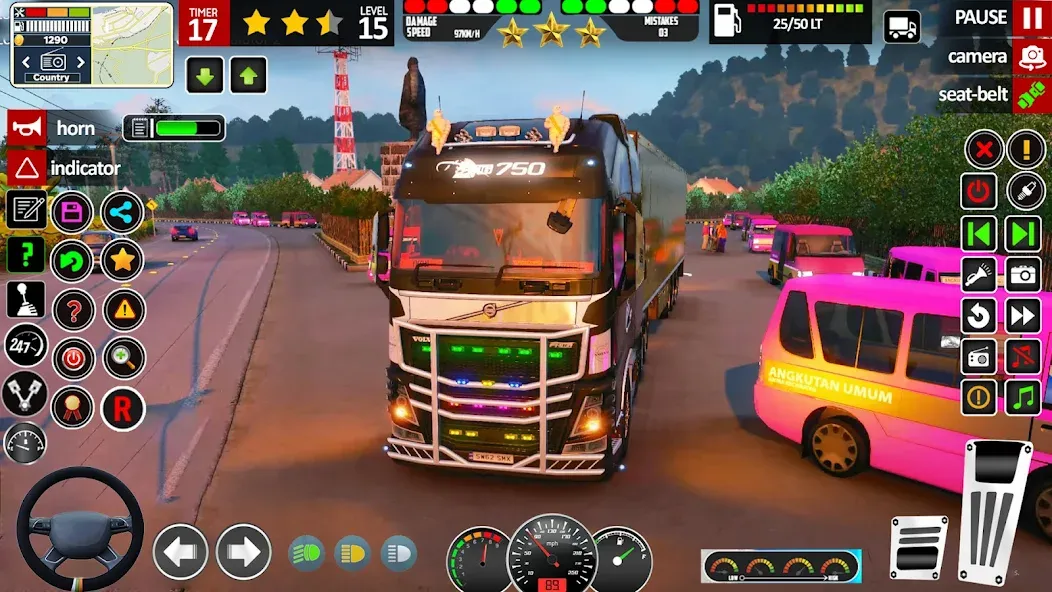 Cargo Truck Driving Truck Game (Ойл трек геймс симулятор 3D)  [МОД Unlimited Money] Screenshot 5