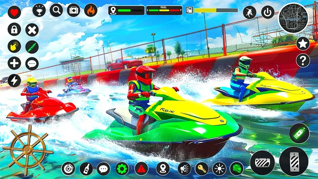 Jetski Boat Racing: Boat Games (Джетски Гонки на лодках)  [МОД Бесконечные деньги] Screenshot 2