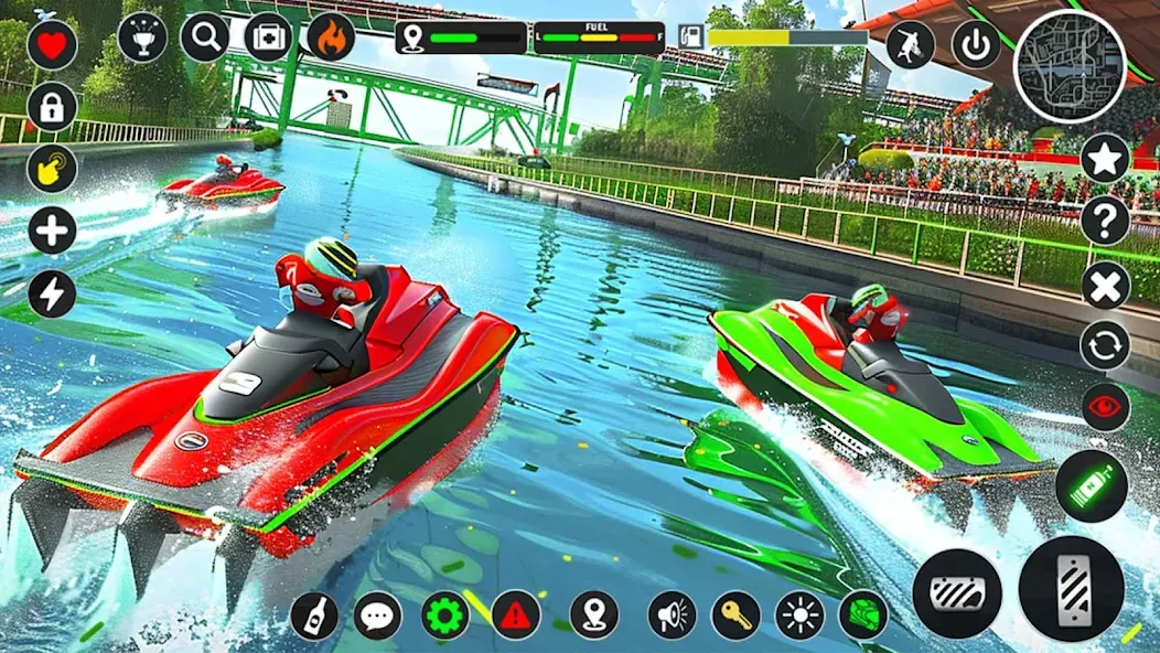 Jetski Boat Racing: Boat Games (Джетски Гонки на лодках)  [МОД Бесконечные деньги] Screenshot 4