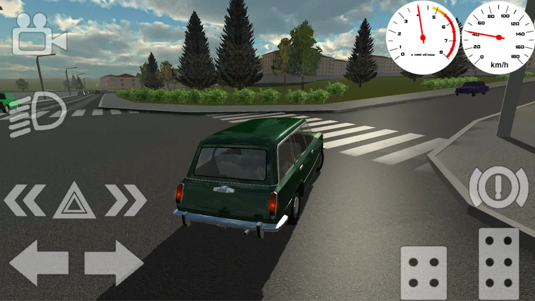 Russian Classic Car Simulator (Русский Классический Автосимулятор)  [МОД Бесконечные деньги] Screenshot 3