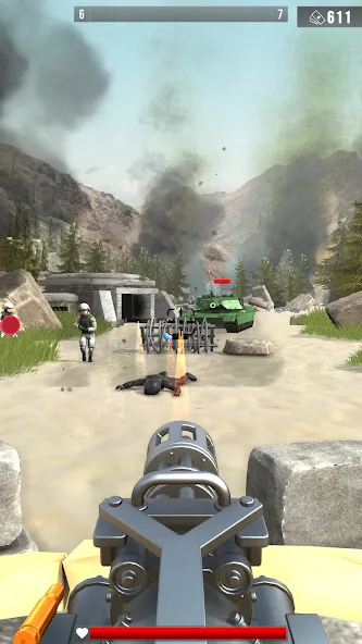 Infantry Attack: War 3D FPS (Инфантерийская атака)  [МОД Menu] Screenshot 2