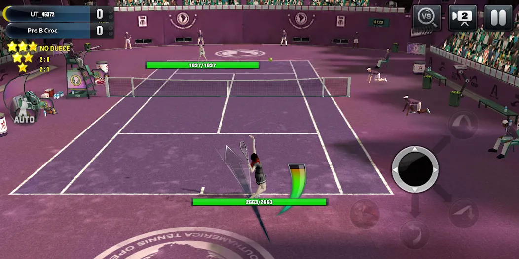 Ultimate Tennis: 3D online spo (Ультимейт Теннис)  [МОД Menu] Screenshot 5