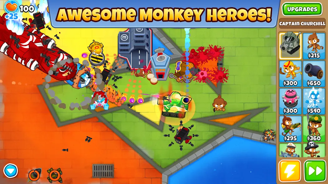 Bloons TD 6 (Блунс ТД 6)  [МОД Menu] Screenshot 1