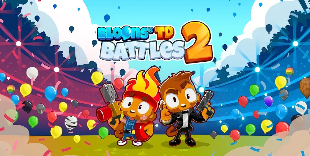 Bloons TD Battles 2 (Блунс ТД Батлс 2)  [МОД Много монет] Screenshot 1