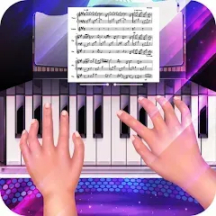 Взлом Real Piano Teacher  [МОД Mega Pack] - полная версия apk на Андроид