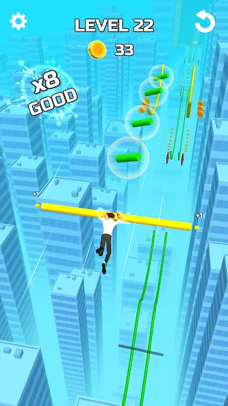 Stunt Rails (тант Рэйлз)  [МОД Menu] Screenshot 1