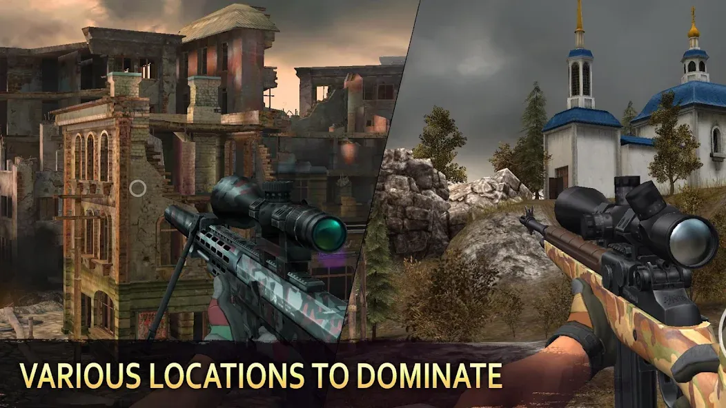 Sniper Arena: PvP Army Shooter  [МОД Бесконечные деньги] Screenshot 3