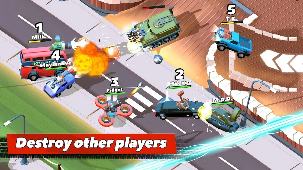 Crash of Cars (Краш оф Карс)  [МОД Menu] Screenshot 1