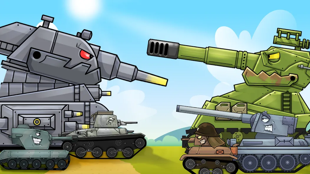 Merge Master Tanks: Tank wars (Мерж Танки)  [МОД Unlocked] Screenshot 1