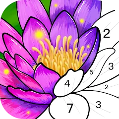 Взлом Color Time - Paint by Number (Колор Тайм)  [МОД Много денег] - стабильная версия apk на Андроид