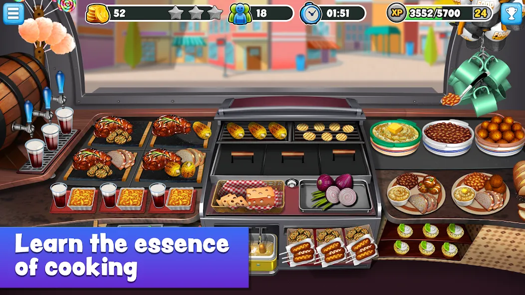 Food Truck Chef™ Cooking Games (Фуд Трак Шеф)  [МОД Unlocked] Screenshot 1