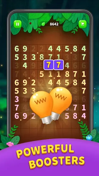 Number Match - Ten Pair Puzzle (Намбер Матч)  [МОД Бесконечные монеты] Screenshot 3