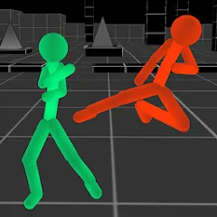 Скачать взлом Stickman Fighting Neon Warrior  [МОД Бесконечные монеты] - последняя версия apk на Андроид