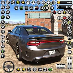 Взломанная Real Car Parking Hard Car Game  [МОД Все открыто] - полная версия apk на Андроид