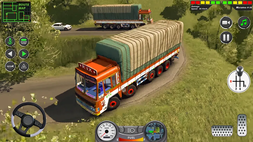 Indian Heavy Truck Delivery 3D  [МОД Много денег] Screenshot 3