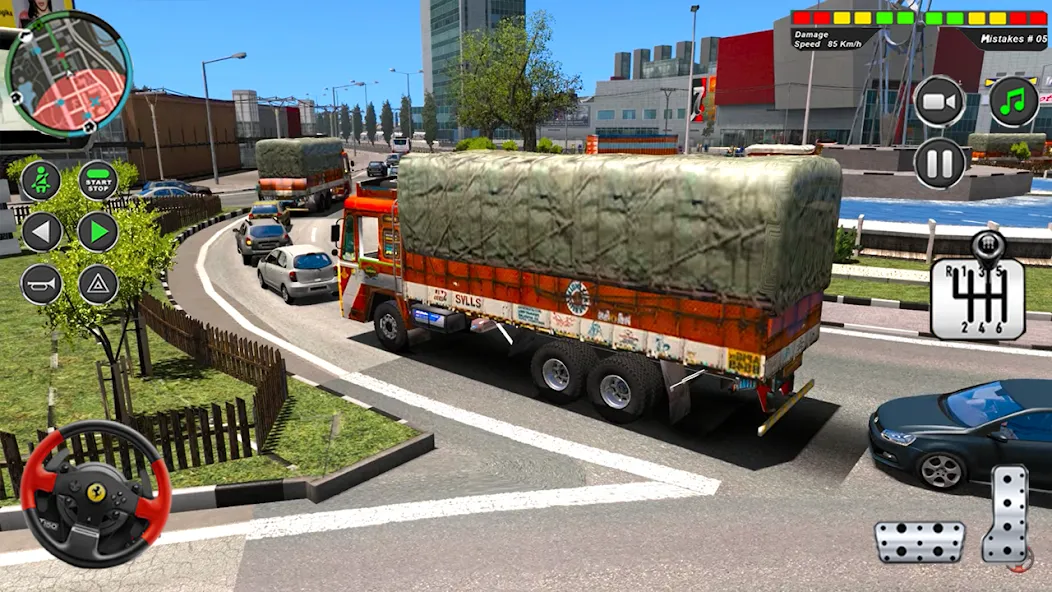 Indian Heavy Truck Delivery 3D  [МОД Много денег] Screenshot 4