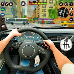 Скачать взломанную Modern Taxi Car Glory Driving  [МОД Unlocked] - стабильная версия apk на Андроид