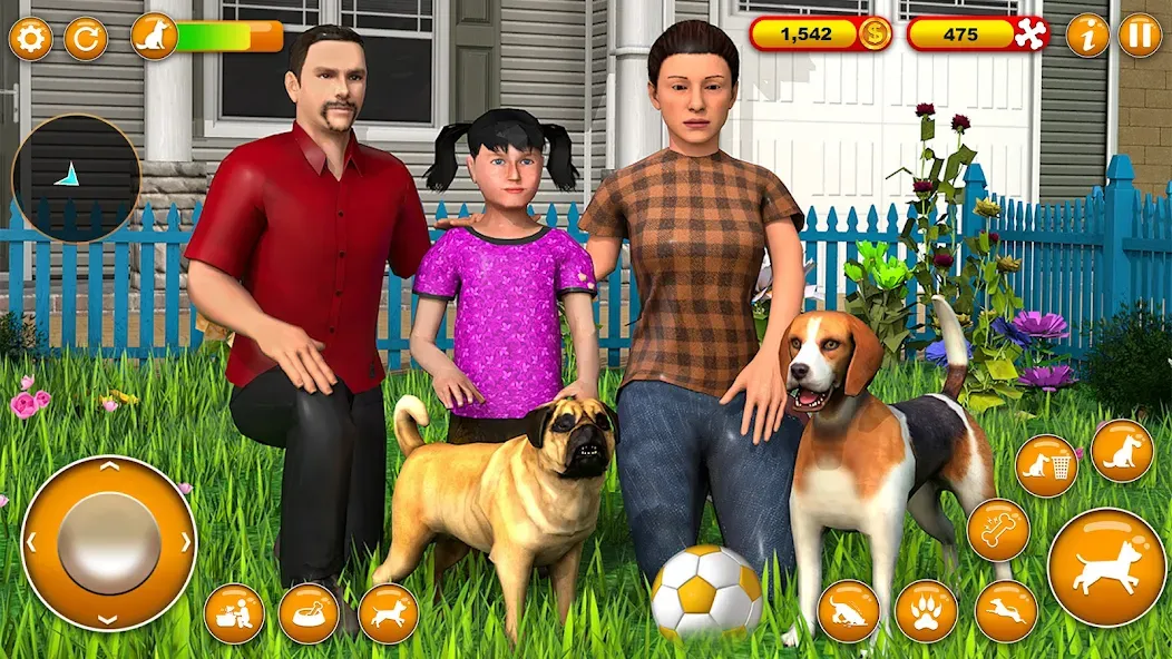 Pet Dog Family Adventure Games  [МОД Unlocked] Screenshot 1