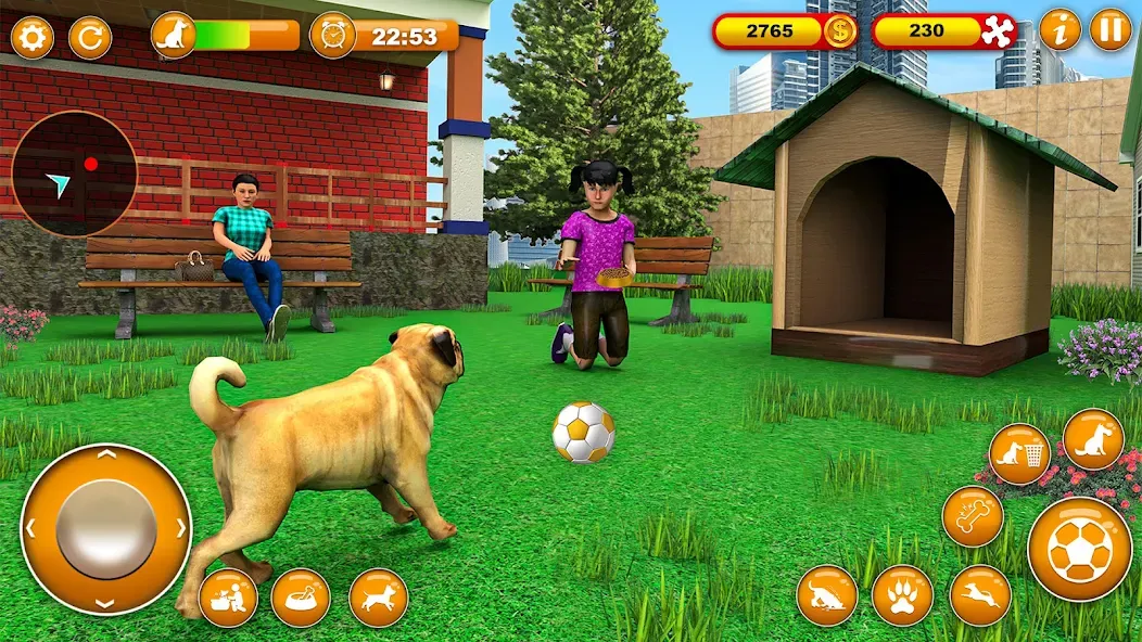 Pet Dog Family Adventure Games  [МОД Unlocked] Screenshot 2