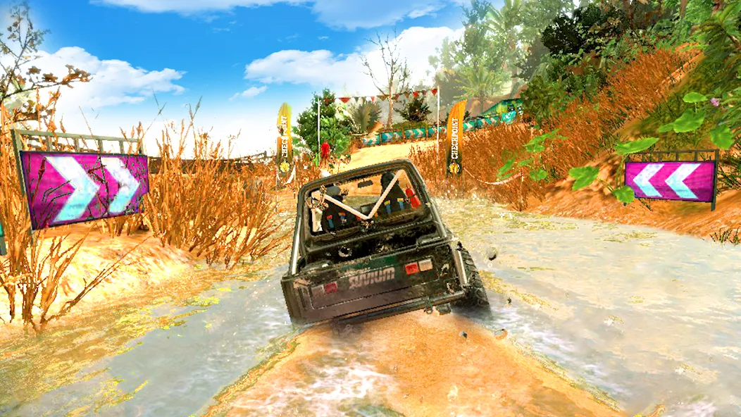 4X4 Offroad SUV Driving Games  [МОД Много денег] Screenshot 4