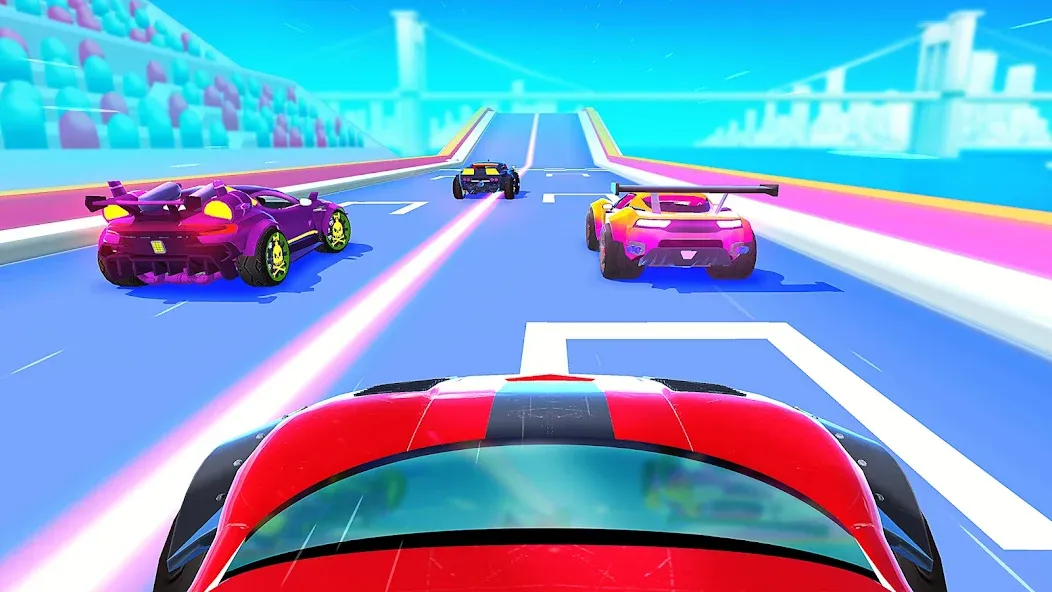 SUP Multiplayer Racing Games (СУП Мультиплеер Рейсинг)  [МОД Бесконечные монеты] Screenshot 1