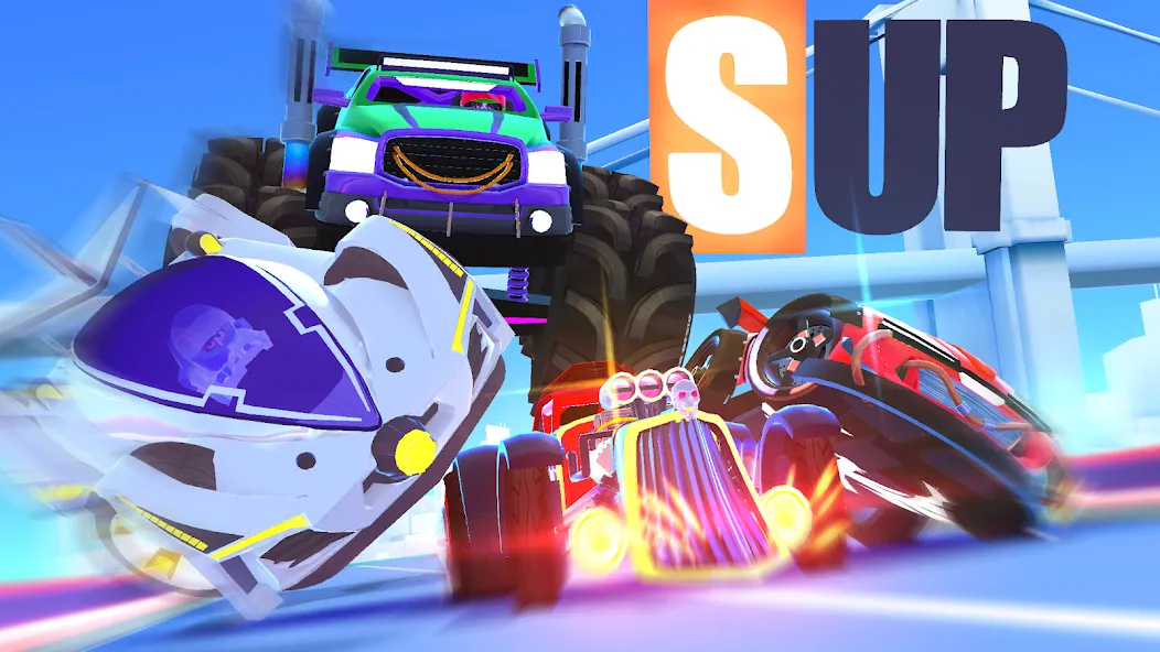 SUP Multiplayer Racing Games (СУП Мультиплеер Рейсинг)  [МОД Бесконечные монеты] Screenshot 5