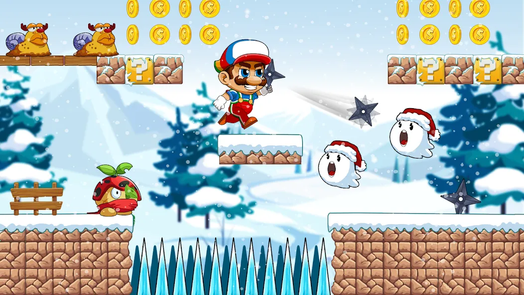 Super Bean Bros: Running Games (Супер Бин Приключение)  [МОД Mega Pack] Screenshot 4