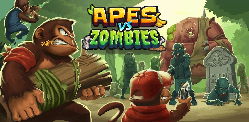 Apes vs. Zombies  [МОД Menu] Screenshot 1