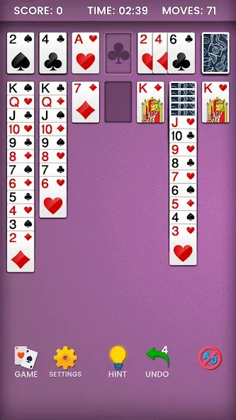 Klondike Solitaire (Клондайк солитер)  [МОД Unlocked] Screenshot 3