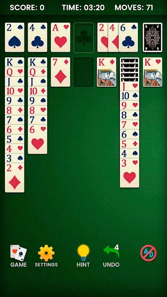 Klondike Solitaire (Клондайк солитер)  [МОД Unlocked] Screenshot 4