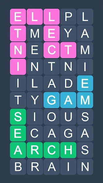 Word Search - Evolution Puzzle  [МОД Все открыто] Screenshot 1