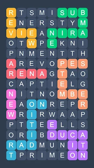 Word Search - Evolution Puzzle  [МОД Все открыто] Screenshot 4