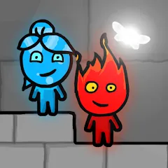 Скачать взломанную Fireboy & Watergirl FairyTales  [МОД Unlocked] - последняя версия apk на Андроид