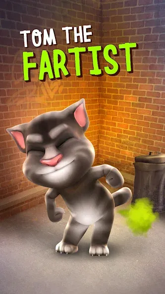 Talking Tom Cat  [МОД Бесконечные монеты] Screenshot 3