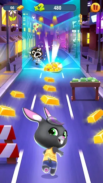 Talking Tom Gold Run  [МОД Unlimited Money] Screenshot 3