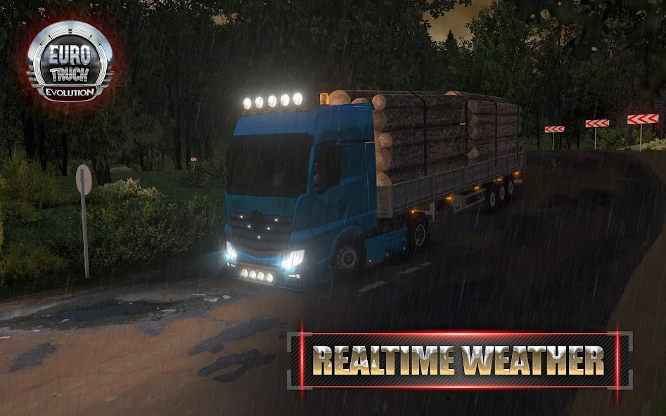 European Truck Simulator (Юро Трак Драйвер)  [МОД Бесконечные монеты] Screenshot 5