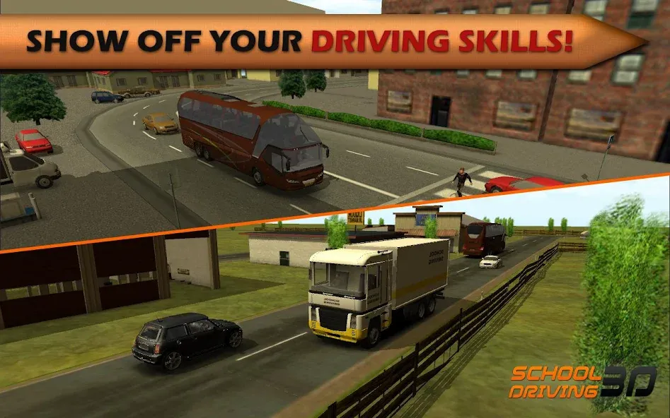 School Driving 3D (Скул Драйвинг 3Д)  [МОД Все открыто] Screenshot 5